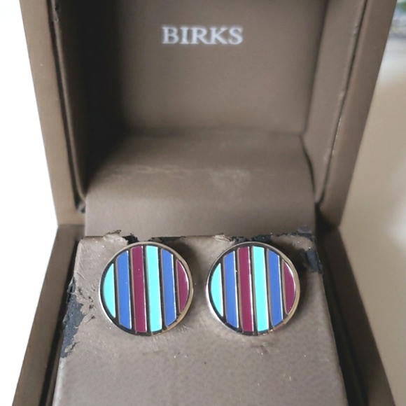 Other - Enameled Cufflinks EUC